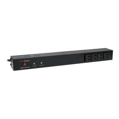 Cyberpower RKBS15S4F10R Rackbar Surge Protection RKBS15S4F10R Zero U 1U Surge protector rack mountable AC 120 V output connectors 14