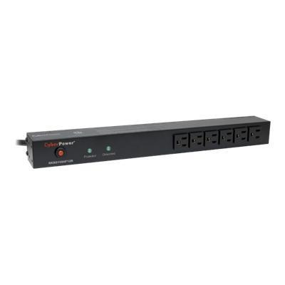 Cyberpower RKBS15S6F8R Rackbar Surge Protection RKBS15S6F8R Zero U 1U Surge protector rack mountable AC 120 V output connectors 14