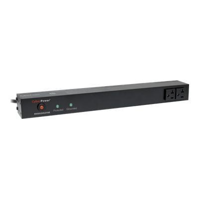 Cyberpower RKBS20S2F8R Rackbar Surge Protection RKBS20S2F8R Zero U 1U Surge protector rack mountable AC 120 V output connectors 10