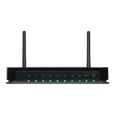 DGN2200M N300 Wireless ADSL2+ Modem Router Mobile Broadband Edition - wireless router - DSL - 802.11b/g/n - desktop photo