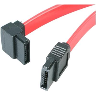 StarTech.com SATA12LA1 SATA to Left Angle SATA Serial ATA Cable SATA cable Serial ATA 150 300 600 SATA R to SATA R 1 ft left angled connector re