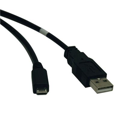 TrippLite U050 010 10ft USB 2.0 Hi Speed Cable A Male to USB Micro B M M 10 USB cable USB M to Micro USB Type B M USB 2.0 10 ft black