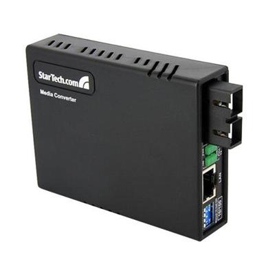 StarTech.com MCM110SC2 10 100Mbps Fiber to Ethernet Media Converter Multi Mode SC 2km Copper to Fiber Media Converter