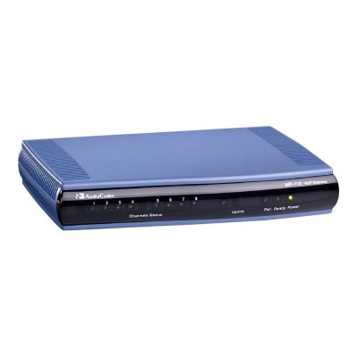 Audio Codes MP118/8S/SIP MediaPack Series MP-118 - VoIP gateway - 8 ports - 10Mb LAN 100Mb LAN Audio Codes MP118/8S/SIP MediaPack Series MP-118 - VoIP gateway - 8 ports - 10Mb LAN 100Mb LAN