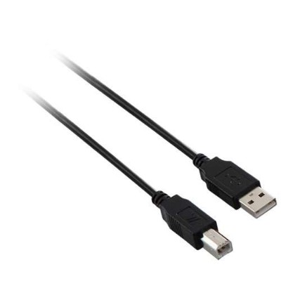V7 V7N2USB2AB 10F USB cable USB M to USB Type B M USB 2.0 10 ft black