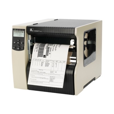 Zebra Tech 223 801 00200 Xi Series 220Xi4 Label printer thermal transfer Roll 8.8 in 300 dpi parallel USB LAN serial rewinder