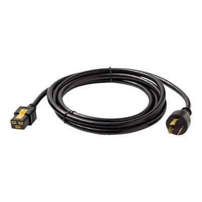 APC AP8753 Power cable IEC 60320 C19 to NEMA L6 20 M AC 240 V 20 A 10 ft black
