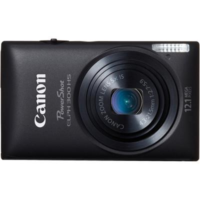 PowerShot ELPH 300 HS 12.1MP Digital Camera - Black