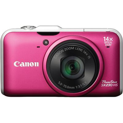 PowerShot SX230 HS 12MP Digital Camera - Red