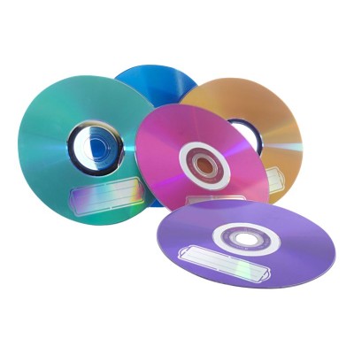 Verbatim 97513 Colours 10 x DVD R 4.7 GB 120min 16x blue purple green orange pink blister