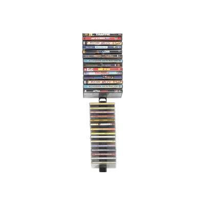 Atlantic 6273-5674 Media Stix - Media storage rack - capacity: 64 CD/DVD - black Atlantic 6273-5674 Media Stix - Media storage rack - capacity: 64 CD/DVD - black