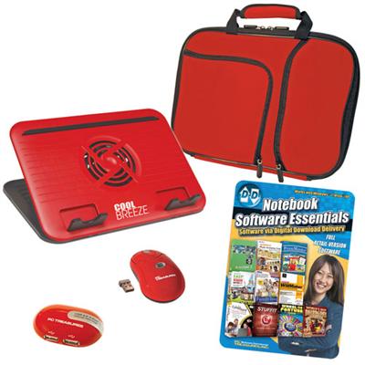 Computer Accessory Kit for 11.6 Notebook / Netbook - Red