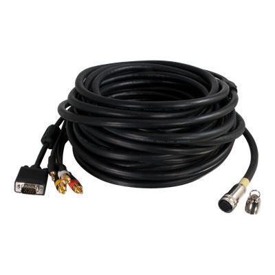 Cables To Go 40700 Rapidrun Cl2-rated Runner And Lead Combination Cable - Video / Audio Cable - Hd-15  Mini-phone Stereo 3.5 Mm   Rca (m) - Muvi Connector (f) -