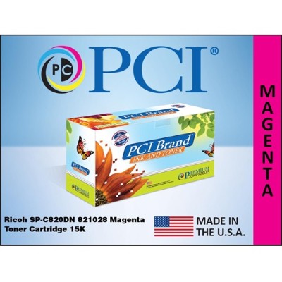 Premium Compatibles 821028PC SPC820DN 821028 Magenta Toner Cartridge for Ricoh Printers Premium Compatibles 821028PC SPC820DN 821028 Magenta Toner Cartridge for Ricoh Printers