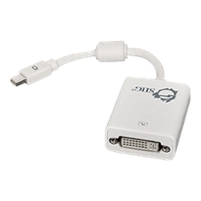 SIIG CB DP0A11 S1 Mini DisplayPort to DVI Adapter DisplayPort adapter Mini DisplayPort M to DVI D F 7.9 in DisplayPort 1.1 DVI 1.0
