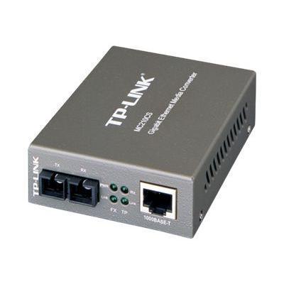 TP Link MC210CS MC210CS Fiber media converter Gigabit Ethernet 1000Base FX 1000Base T RJ 45 SC single mode up to 9.3 miles 1310 nm for P N TL