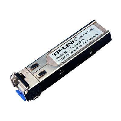 TP Link TL SM321A TL SM321A SFP mini GBIC transceiver module Gigabit Ethernet 1000Base BX LC single mode up to 6.2 miles 1550 TX 1310 RX nm