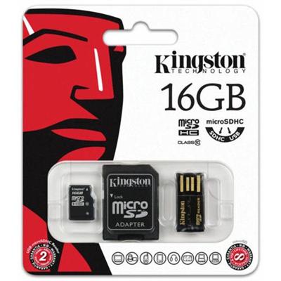 Kingston Digital MBLY10G2 16GB Multi Kit Mobility Kit flash memory card 16 GB microSDHC