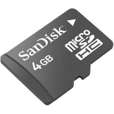 flash memory card - 4 GB - microSDHC