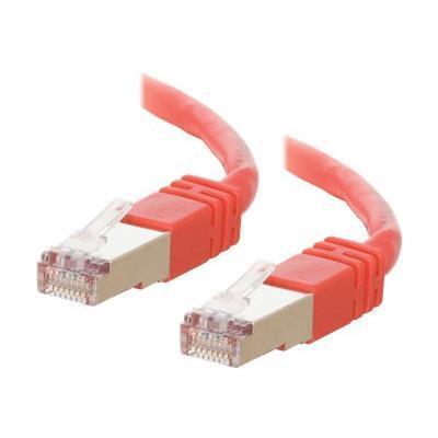 Cables To Go 28708 Cat5e Molded Shielded STP Network Patch Cable Patch cable RJ 45 M to RJ 45 M 100 ft STP CAT 5e molded stranded red