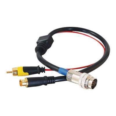 Cables To Go 40876 Rapidrun S- Video   Composite Video Flying Lead - Video Cable - S-video / Composite Video - 4 Pin Mini-din  Rca (m) - Muvi Connector (m) - 1.