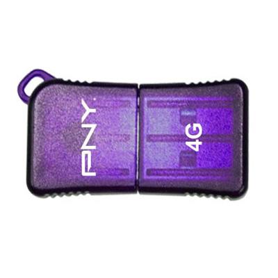4GB MICRO SLEEK ATTACHE-PRPL