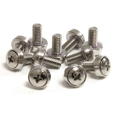 StarTech.com CABSCREWM5 50 Pkg M5 Mounting Screws and Cage Nuts for Server Rack Cabinet