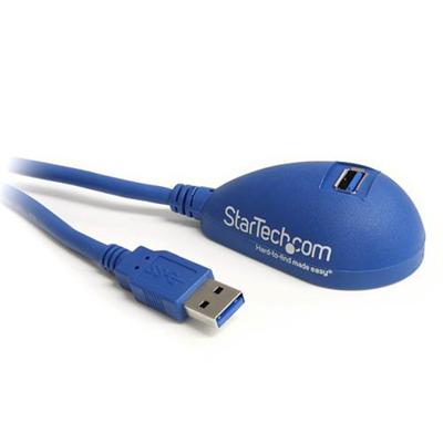 StarTech.com USB3SEXT5DSK 5 ft Desktop SuperSpeed USB 3.0 Extension Cable A to A M F USB extension cable USB 3.0 M to USB 3.0 F 5 ft black