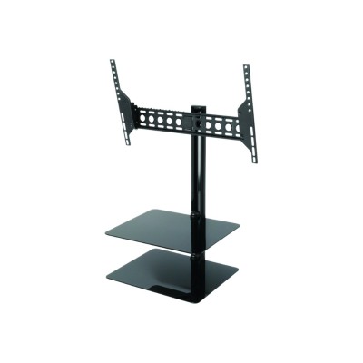 AVF Group ESL822B T Eco Mount ESL822B T Mounting kit wall mount 2 shelves for plasma LCD TV audio video components black screen size 37 60