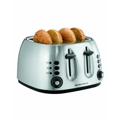 Metal 4 Slice Toaster (24504) - toaster - brushed photo