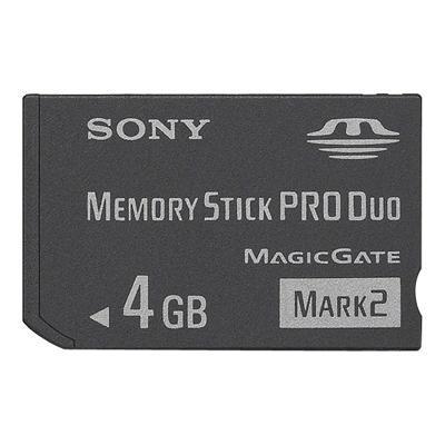 Flash memory card - 4 GB - Memory Stick PRO Duo Mark2