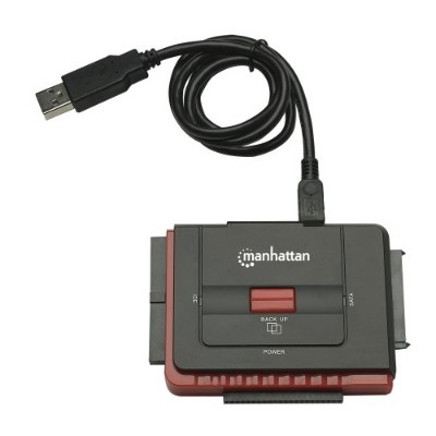 Manhattan 179195 USB 2.0 to SATA IDE Adapter