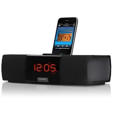 XtremeMac Luna SST Dual Alarm Clock with Detachable Speaker for iPod and iPhone - Black