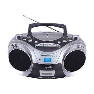 Supersonic SC-709 - Boombox - radio / CD / MP3 / cassette / USB audio player - MP3