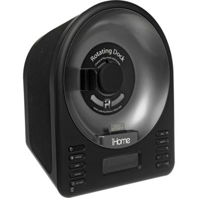 App-Enhanced Stereo System with Rotating iPhone/iPod Dock