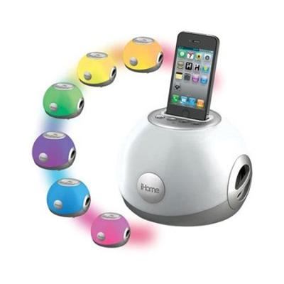 iP15 LED Color Changing Stereo System with Passive Subwoofer for iPhone/iPod