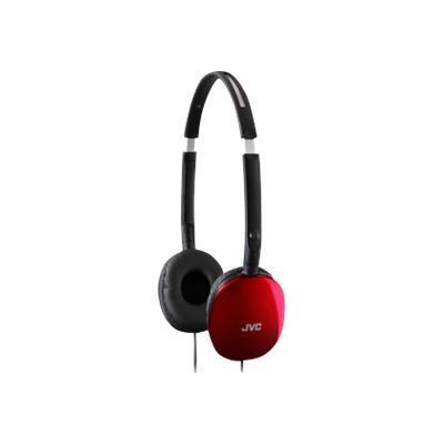 JVC HAS160R HA S160 R FLATS Headphones full size red