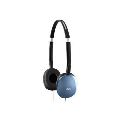 JVC HAS160A HA S160 A FLATS Headphones full size blue