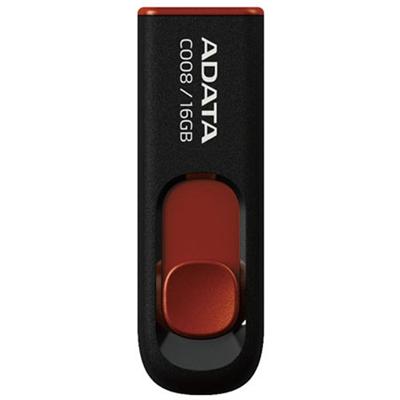 A DATA Technology AC008 16G RKD Classic Series C008 USB flash drive 16 GB USB 2.0 black red