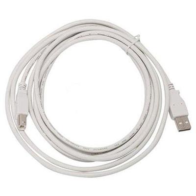 Link Depot USB 10 AB 10ft USB 2.0 A to B Male to Male Cable Beige