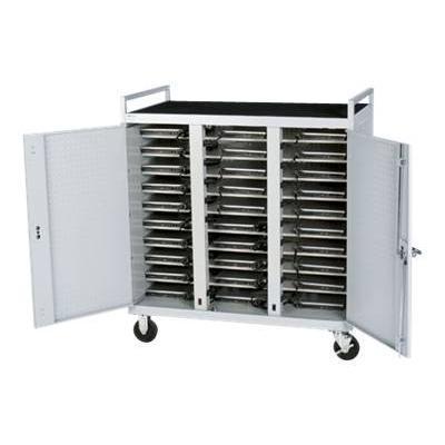 Antimicrobial Products Solutions Pre-Assembled Notebook Storage Cart LAP30EULBA-CTMBT - cart