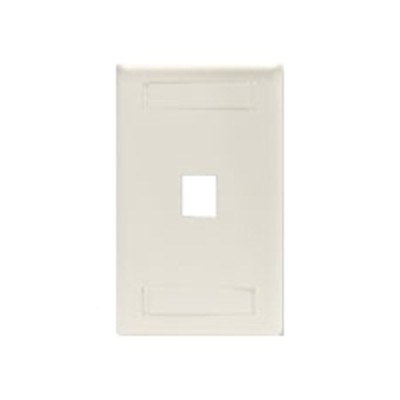 Black Box WP455 GigaStation - Wall plate - gray - 1 port - for GigaBase CAT5e GigaTrue CAT6 Black Box WP455 GigaStation - Wall plate - gray - 1 port - for GigaBase CAT5e GigaTrue CAT6