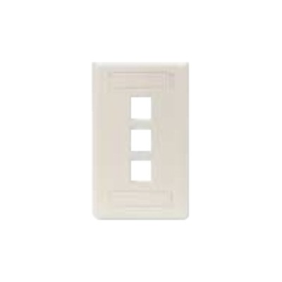 Black Box WP469 GigaStation - Wall plate - telco ivory - 3 ports Black Box WP469 GigaStation - Wall plate - telco ivory - 3 ports