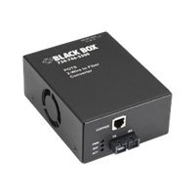 Black Box TE165A R2 POTS 2 Wire to Fiber Converter Short haul modem up to 12.4 miles