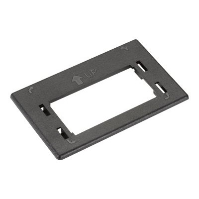 Black Box WPTRP BK GigaBase 2 Modular Furniture Reducer Plate for Herman Miller Faceplate mounting plate black