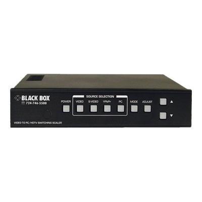Black Box AC136A R2 TV to VGA HDTV Video Scaler Video converter VGA composite video S Video component video