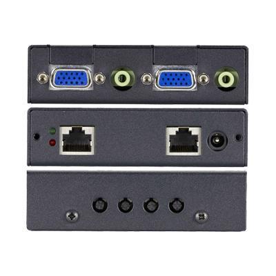 Black Box AVU5111A R2 Wizard Multimedia Extender Dual Video Stereo Audio Receiver Video audio extender up to 1000 ft