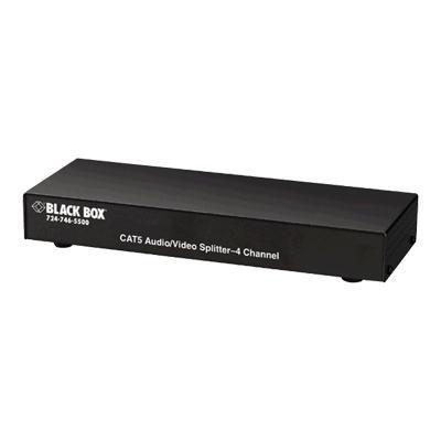 CAT5 Audio/Video Splitter - video/audio splitter - 2 ports - desktop