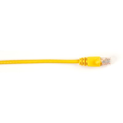 Black Box CAT6PC 003 YL Patch cable RJ 45 M to RJ 45 M 3 ft UTP CAT 6 molded snagless stranded yellow