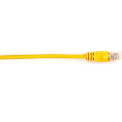 Black Box CAT6PC 005 YL Patch cable RJ 45 M to RJ 45 M 5 ft UTP CAT 6 molded snagless stranded yellow
